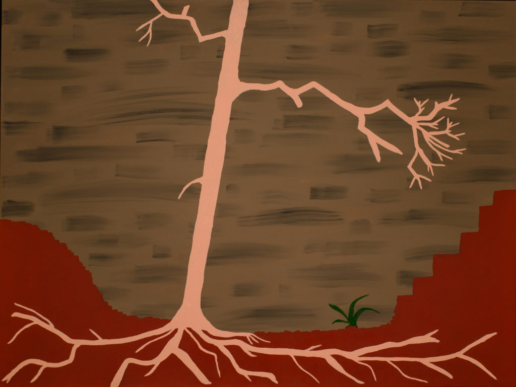 Imaginary Tree - Oil on Canvas 