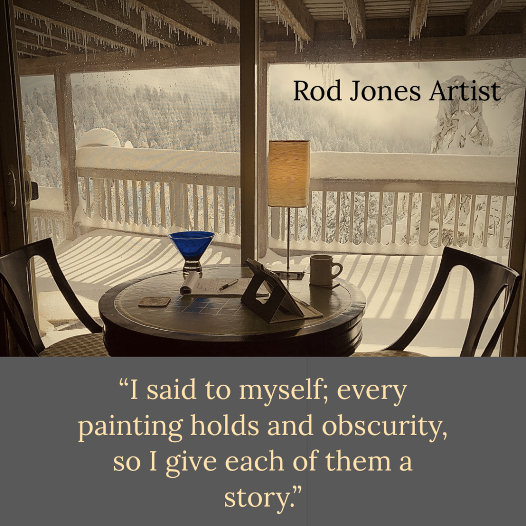 Rod Jones Artist Writes